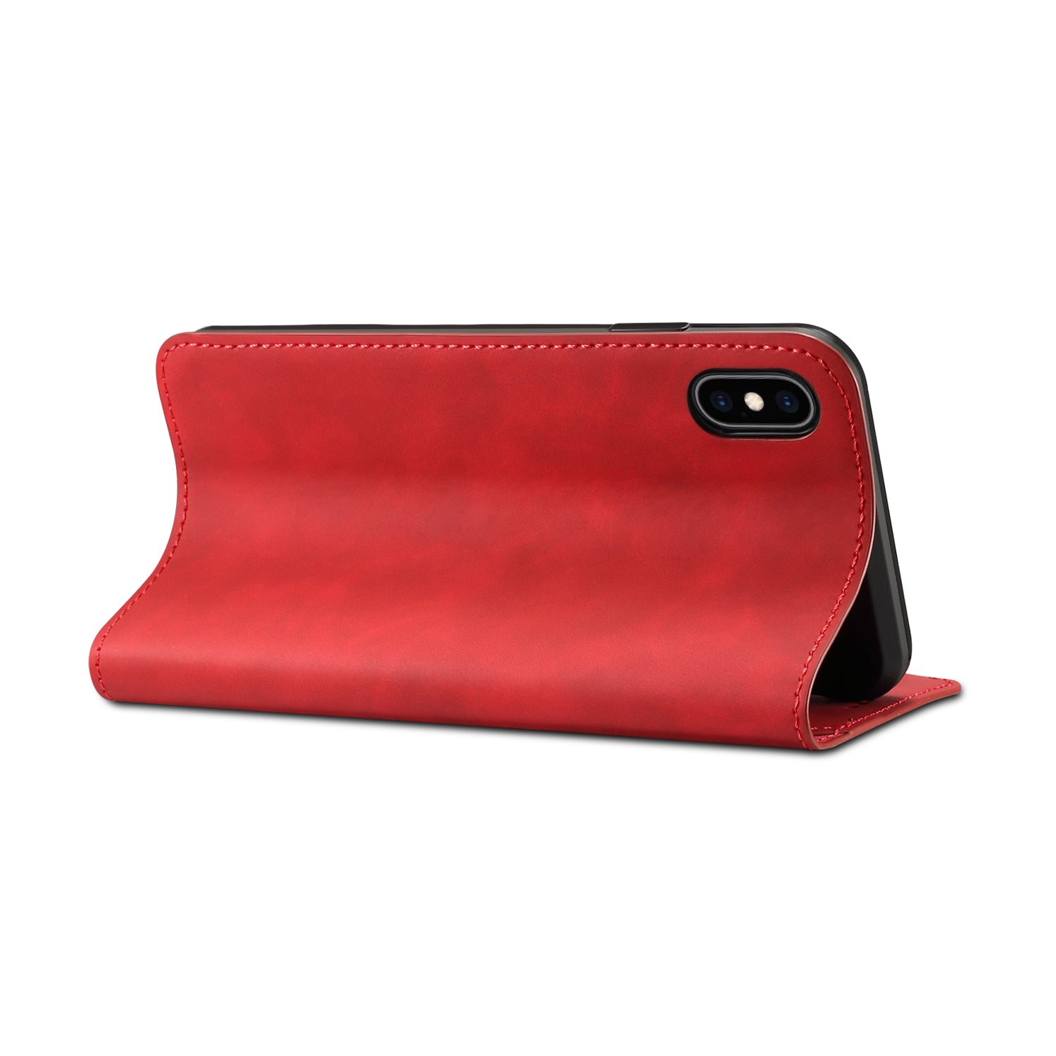 iPhone Xs Lompakkokuori (punainen) - suojakuoret