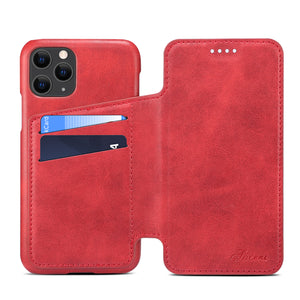 iPhone 11 Pro Max Design Lompakkokuori (punainen) - suojakuoret
