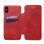 iPhone Xs Design Lompakkokuori (punainen) - suojakuoret