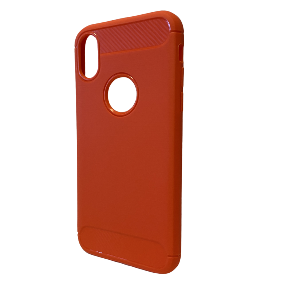iPhone Xs hiilikuitu suojakuori (punainen) - suojakuoret