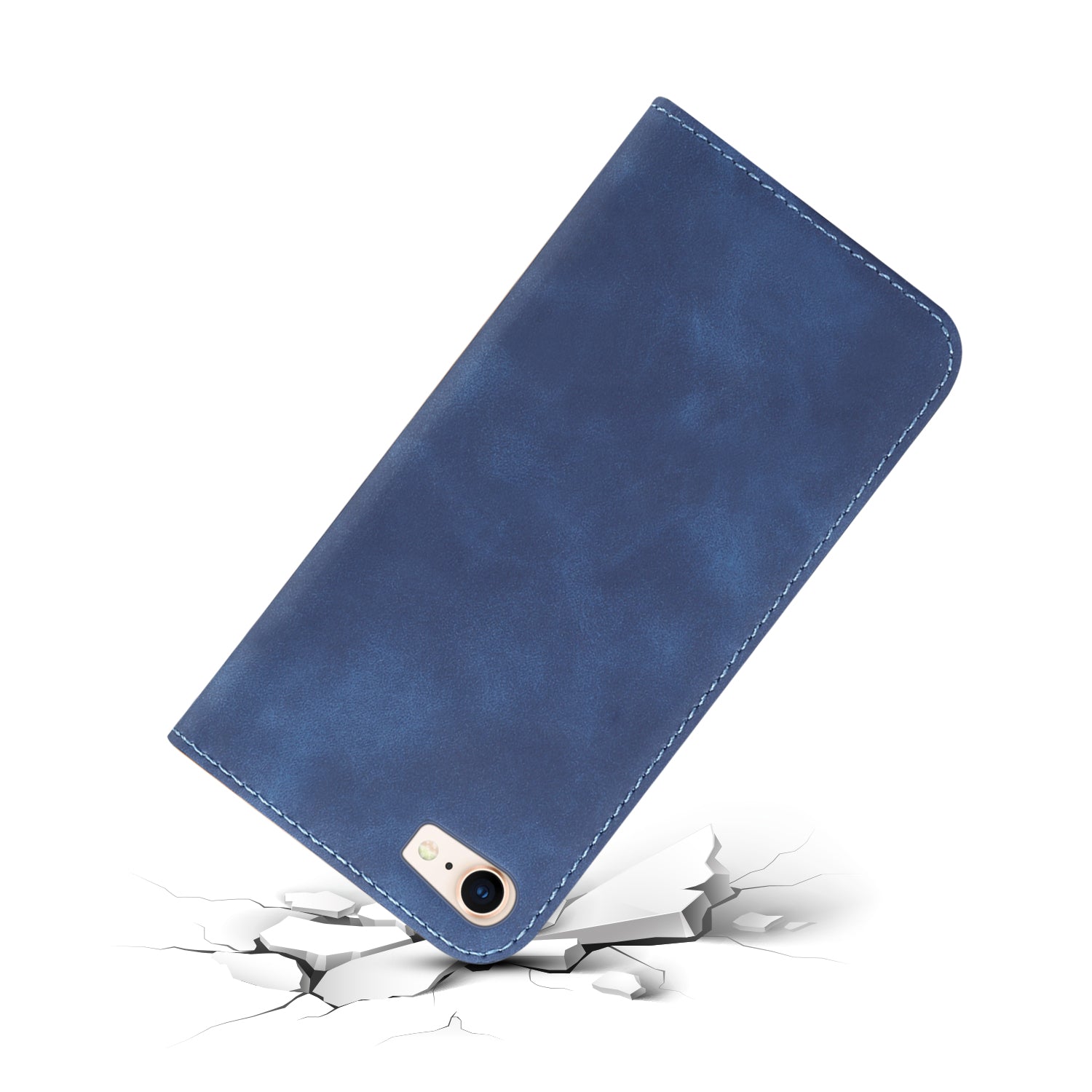 iPhone 7/8 Lompakkokuori (sininen) - suojakuoret