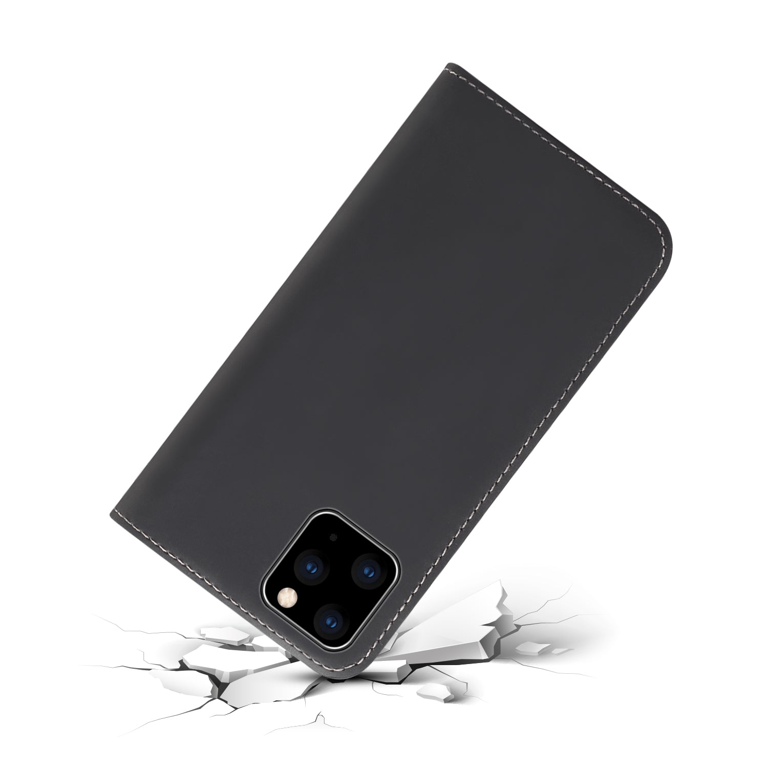 iPhone 11 Pro Max Lompakkokuori (musta) - suojakuoret
