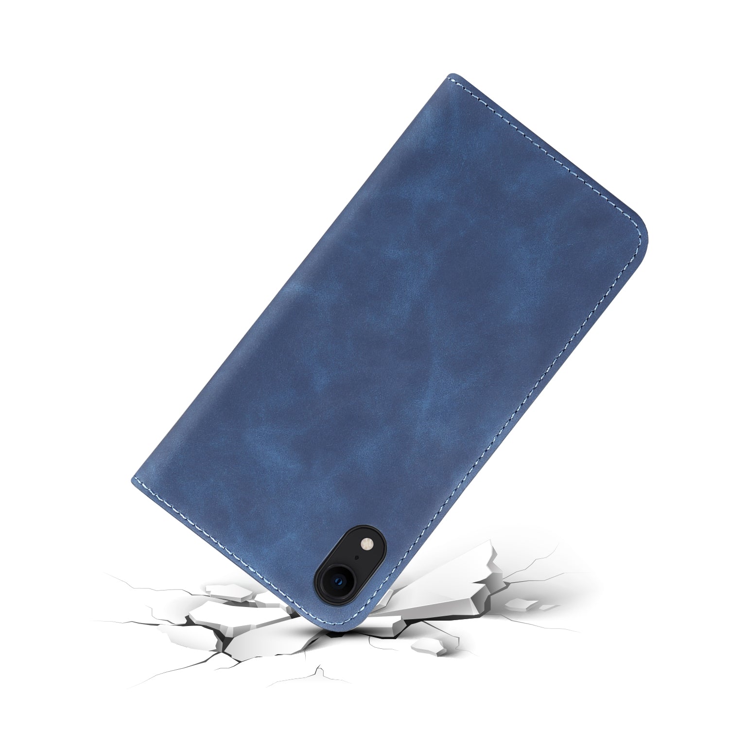 iPhone Xr Lompakkokuori (sininen) - suojakuoret