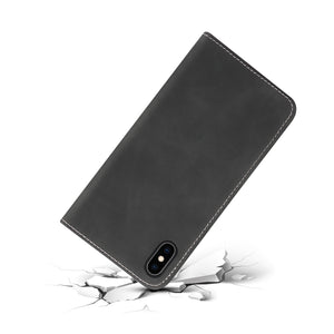 iPhone Xs Lompakkokuori (musta) - suojakuoret