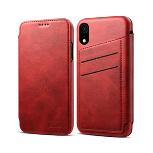 iPhone Xr Design Lompakkokuori (punainen) - suojakuoret