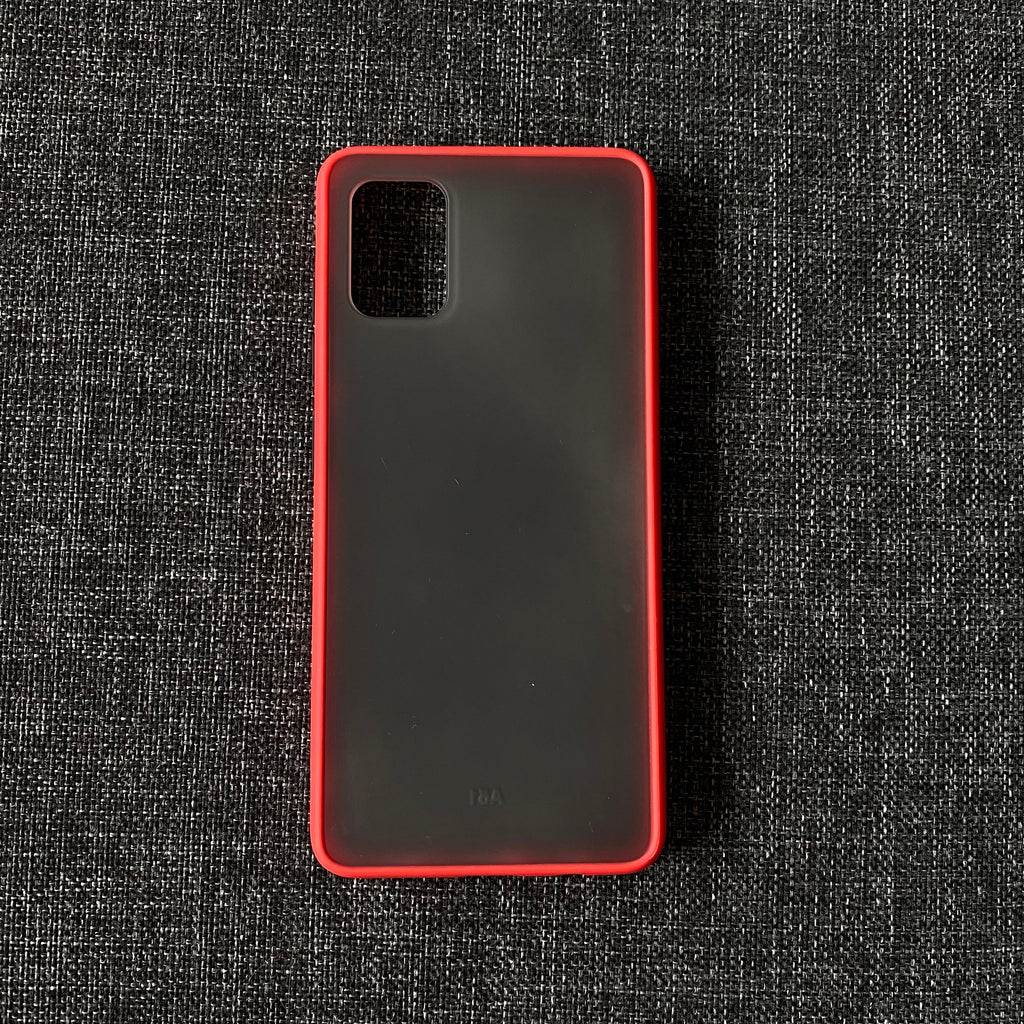 Samsung Galaxy A71 muovikuori (punainen) - suojakuoret