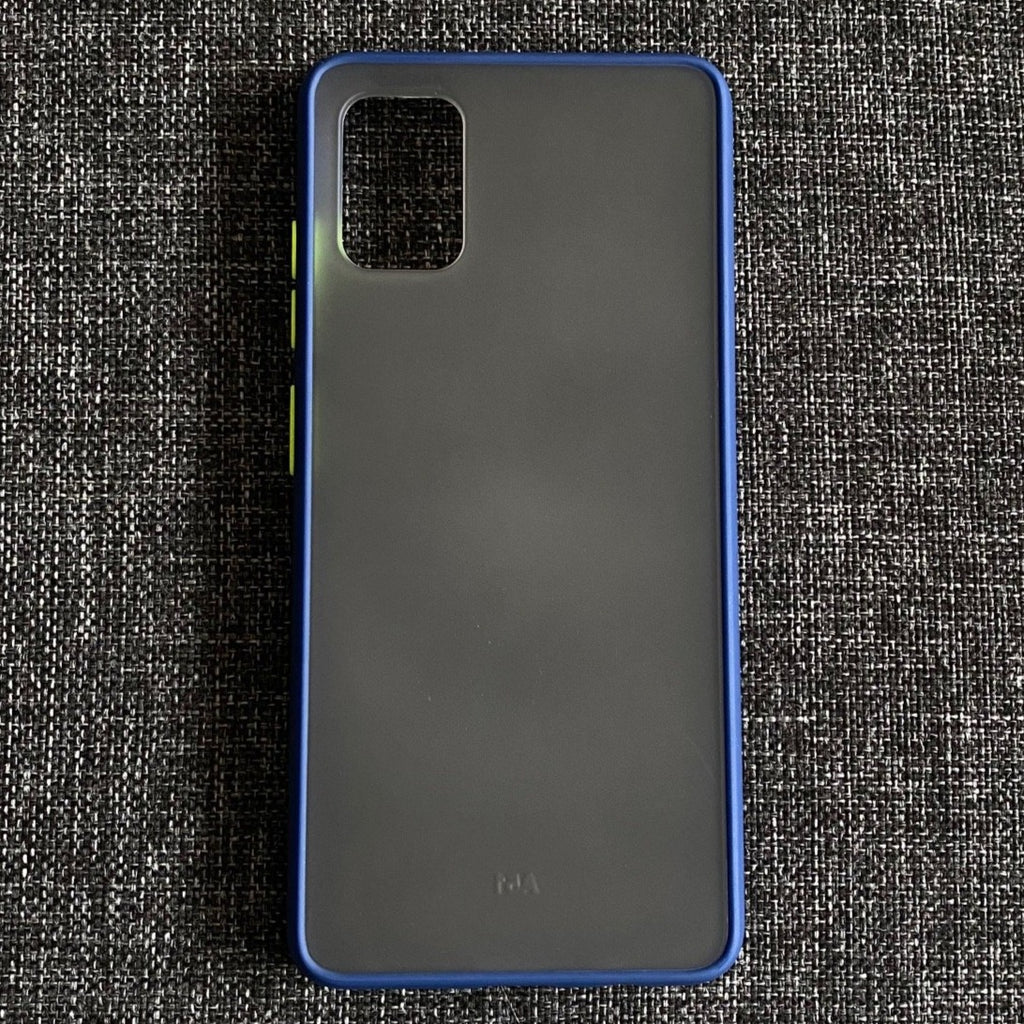 Samsung Galaxy A51 muovikuori (sininen) - suojakuoret