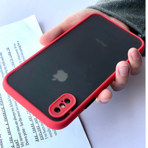 iPhone Xs Max muovikuori (punainen) - suojakuoret