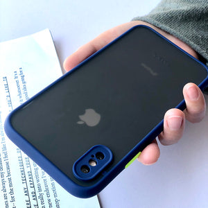 iPhone Xs Max muovikuori (sininen) - suojakuoret