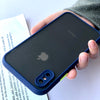 iPhone Xs muovikuori (sininen) - suojakuoret